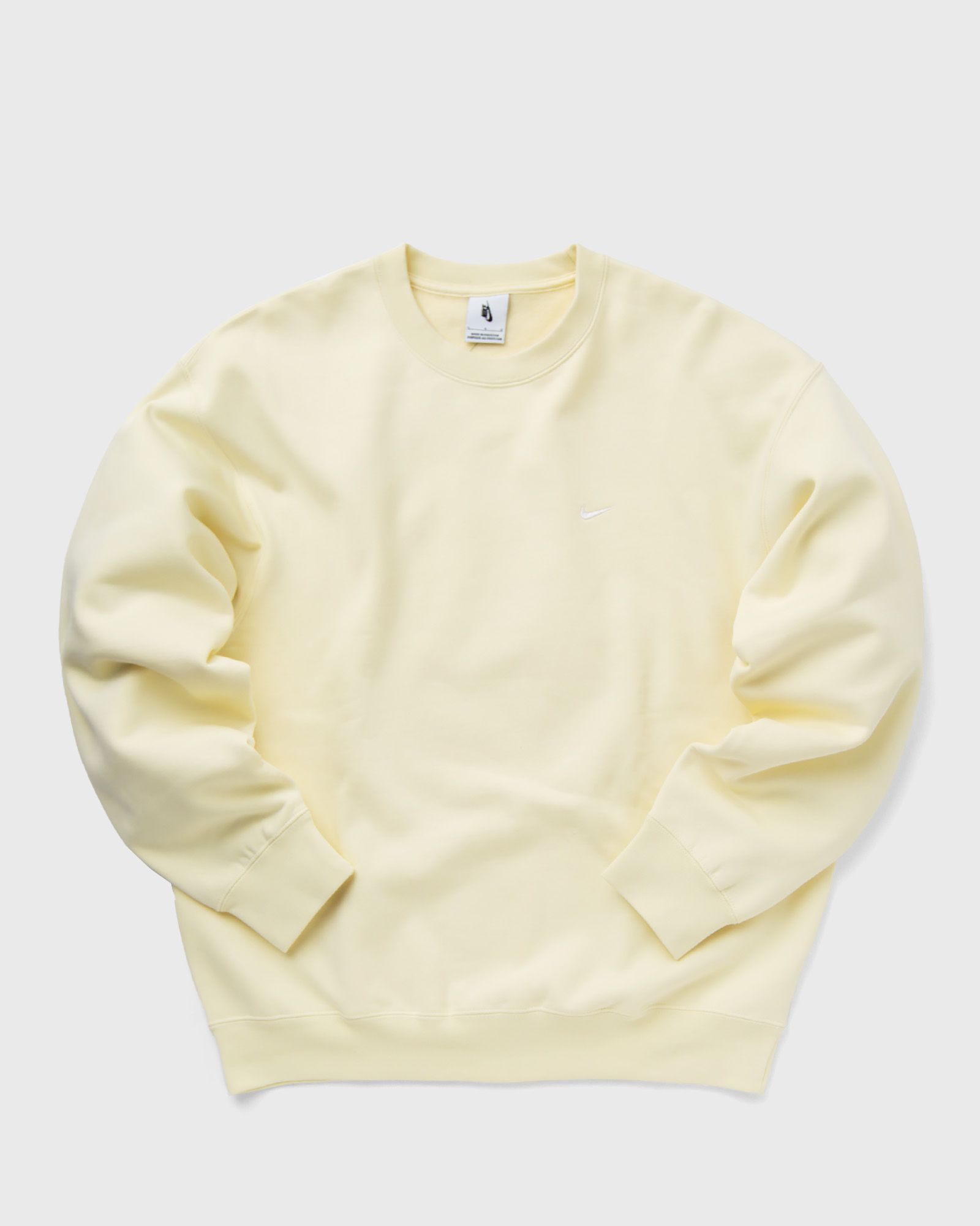 Nike Solo Swoosh Fleece Crew men Sweatshirts beige in Größe:XL von Nike