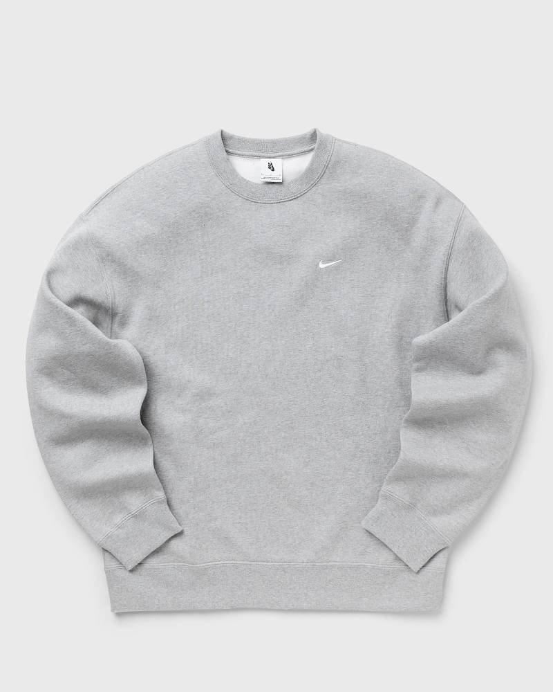 Nike Solo Swoosh Fleece Crew men Sweatshirts grey in Größe:M von Nike