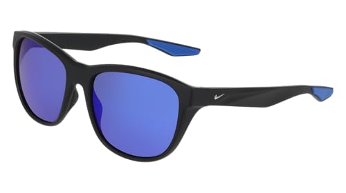Nike Sonnenbrille Explorer Flow IO0101X 011 Matt Schwarz/Spiegelblau 55/17/140 Uni von Nike