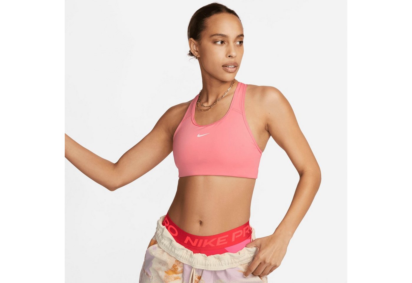 Nike Sport-BH Dri-FIT Swoosh Women's Medium-Support 1-Piece Pad Sports Bra von Nike