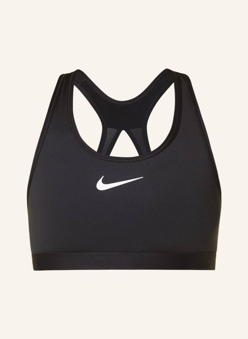 Nike Sport-Bh Swoosh Mit Mesh schwarz von Nike