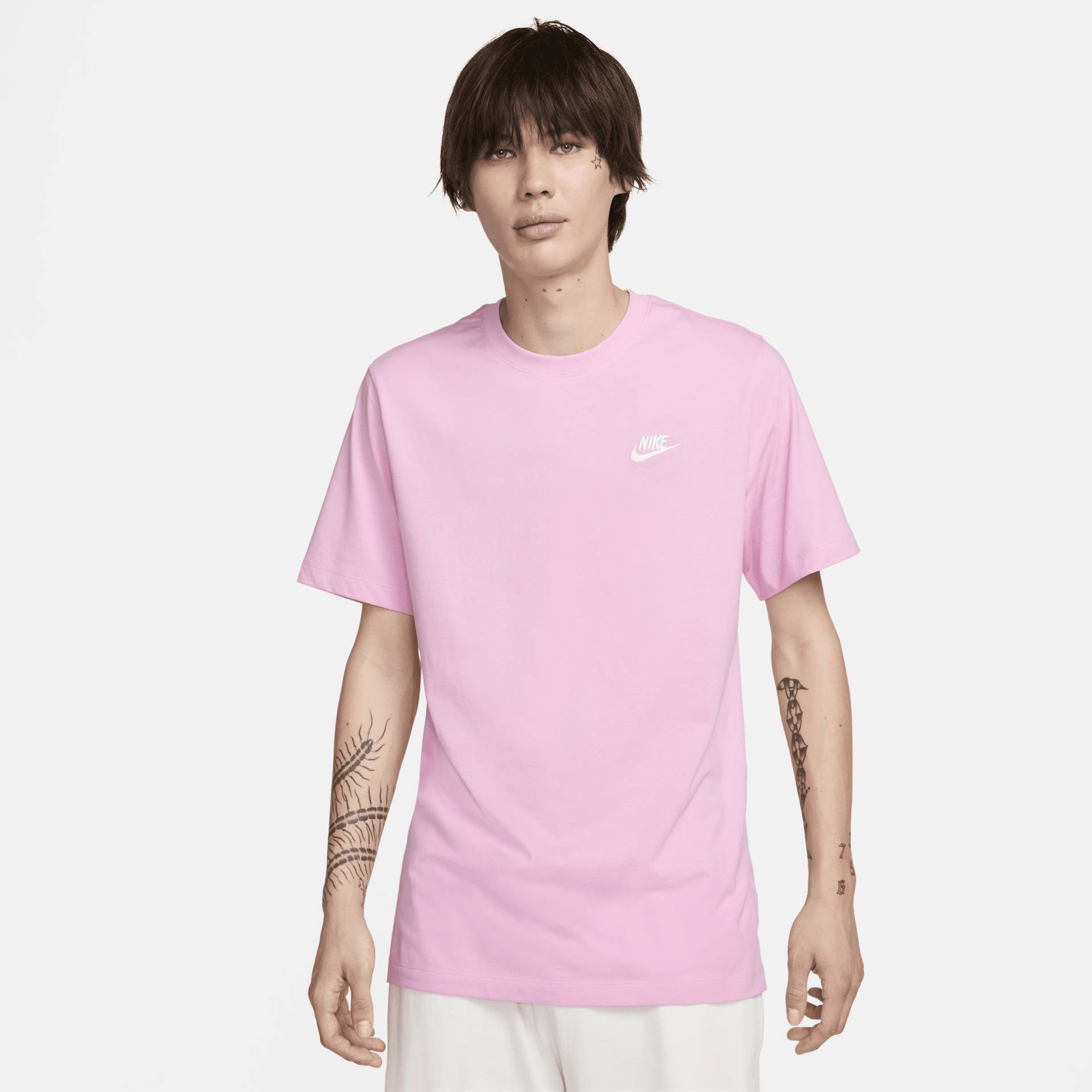 Nike Sportswear Club Herren-T-Shirt - Pink von Nike