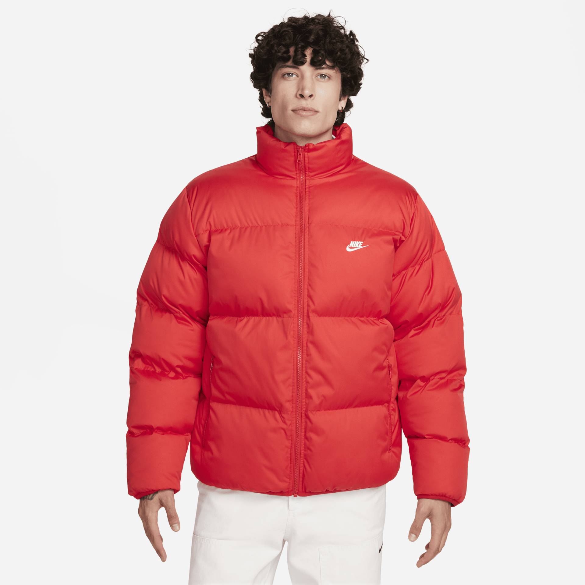 Nike Sportswear Club Puffer-Jacke für Herren - Rot von Nike