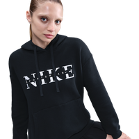 Nike Sportswear Damen Kapuzenpullover - Schwarz - Größe 42 - Baumwoll-Jersey von Nike