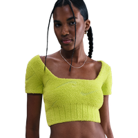 Nike Sportswear Damen Sweatshirts - Grün - Größe 34 - Baumwoll-Jersey von Nike