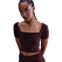 Nike Sportswear Damen Sweatshirts - Rot - Größe 40 - Baumwoll-Jersey von Nike