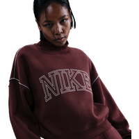 Nike Sportswear Damen Sweatshirts - Rot - Größe 44 - Baumwoll-Jersey von Nike