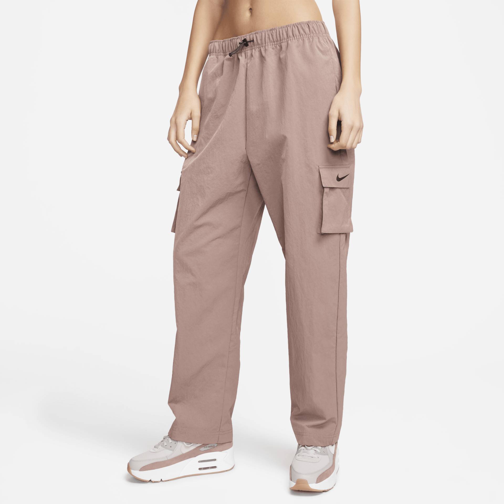 Nike Sportswear Essential Cargo-Webhose mit hohem Bund für Damen - Lila von Nike