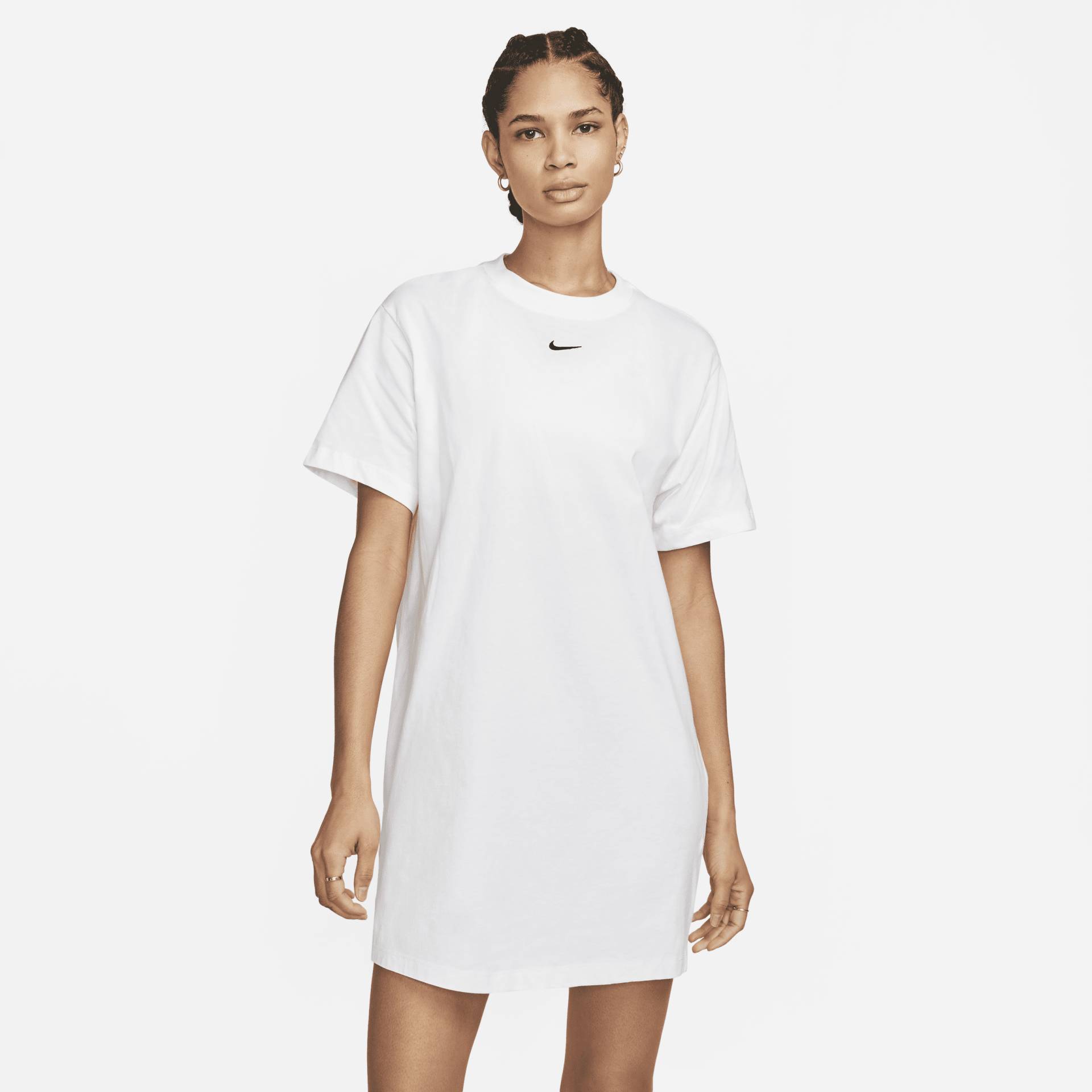 Nike Sportswear Chill Knit extragroßes T-Shirt-Kleid für Damen - Weiß von Nike