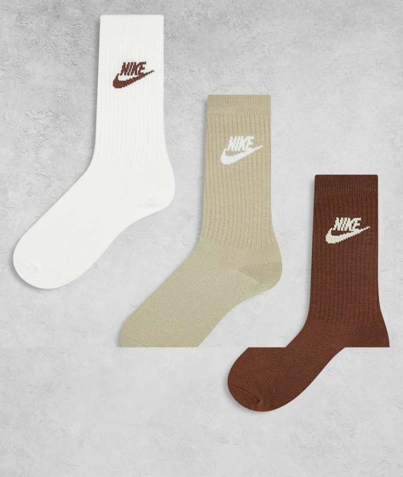 Nike - Sportswear - Everyday Essential - 3er-Pack Socken in verschiedenen Farben-Bunt von Nike