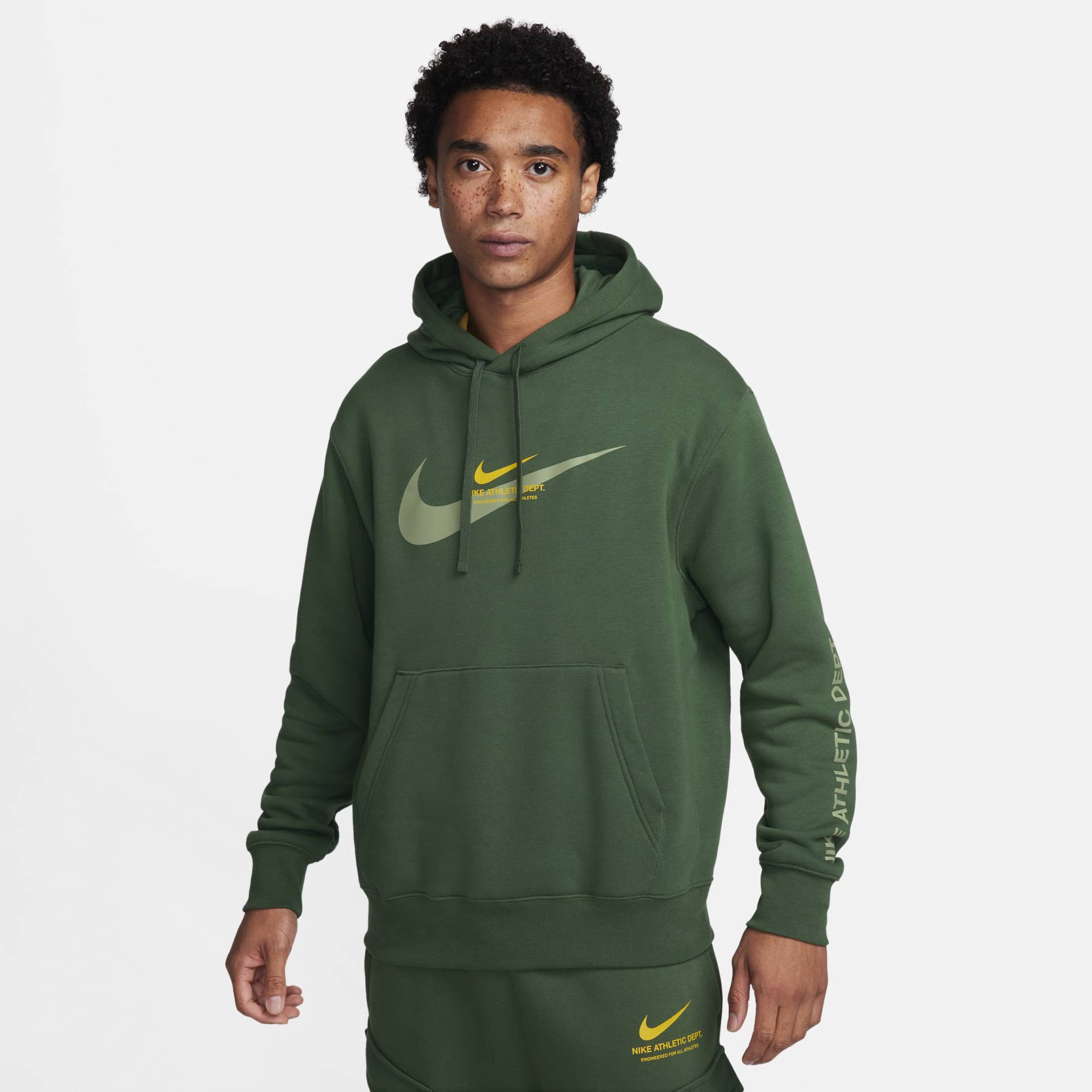 Nike Sportswear Fleece-Hoodie für Herren - Grün von Nike