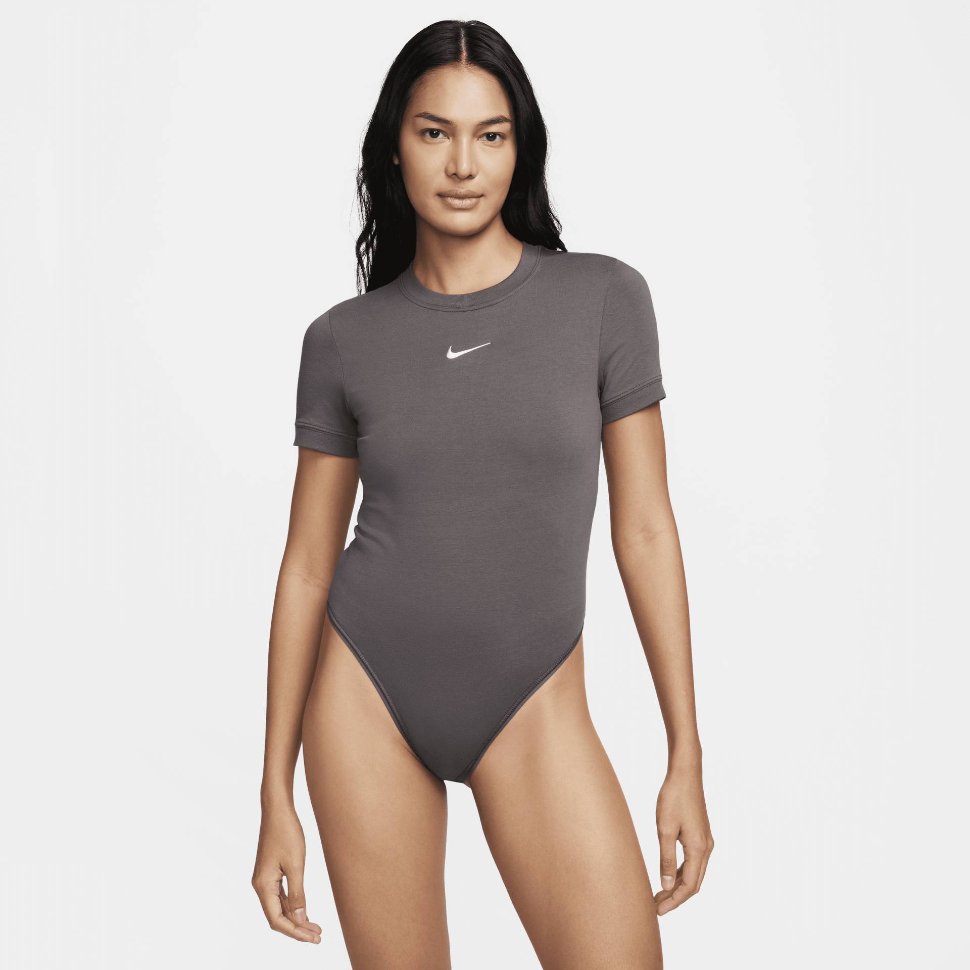 Nike Sportswear Kurzarm-Bodysuit für Damen - Braun von Nike