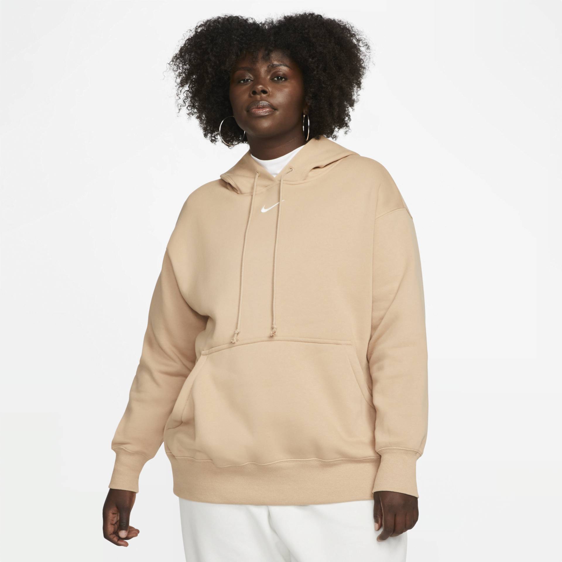 Nike Sportswear Phoenix Fleece Oversize-Hoodie für Damen - Braun von Nike