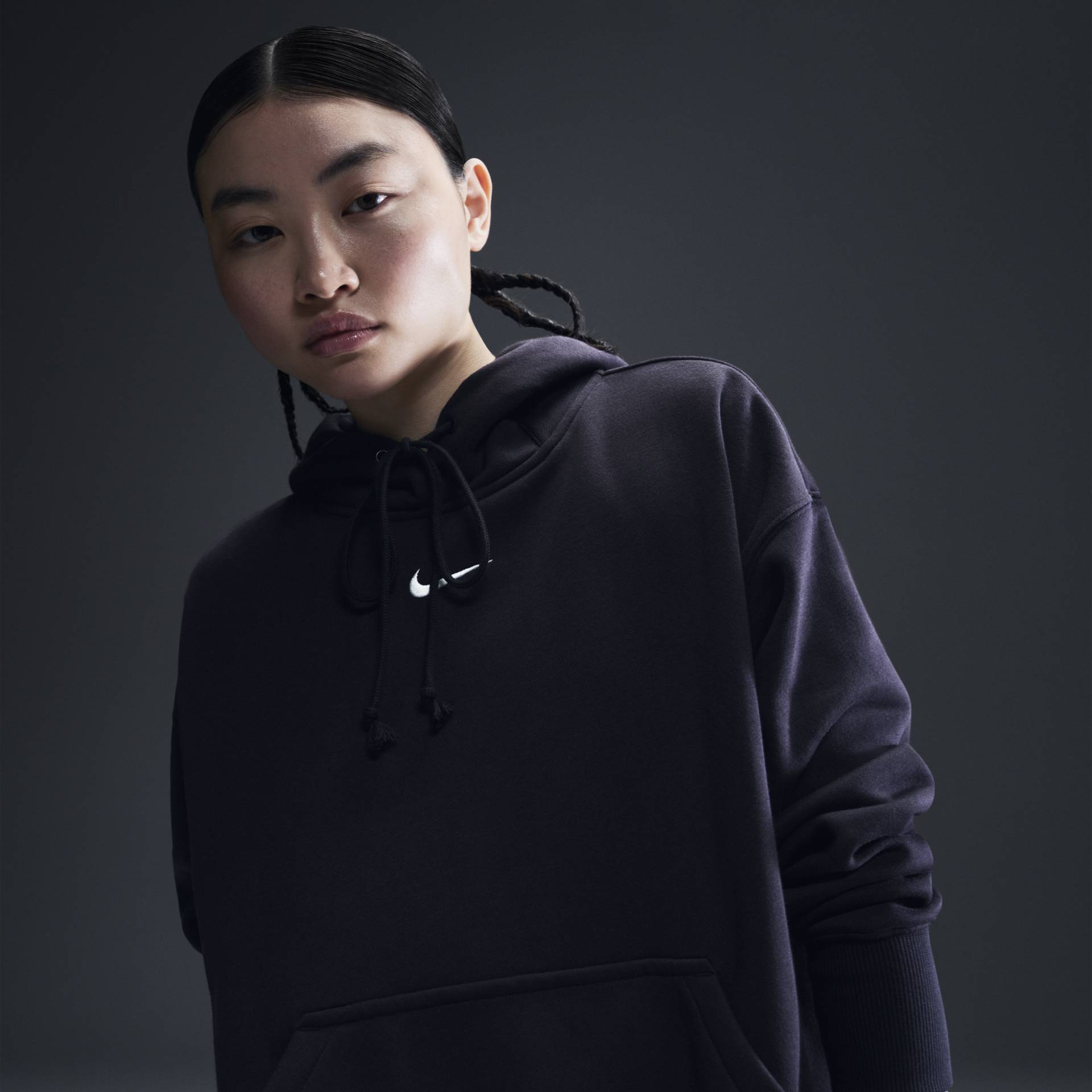 Nike Sportswear Phoenix Fleece Oversize-Hoodie für Damen - Schwarz von Nike