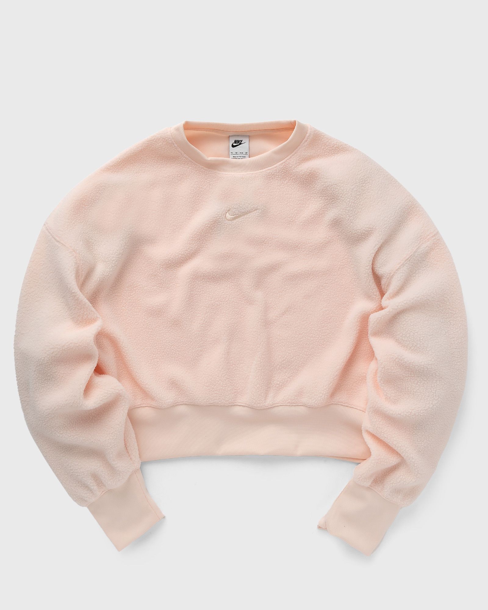 Nike Sportswear Plush Women's Mod Crop Crew-Neck Sweatshirt women Sweatshirts pink in Größe:L von Nike