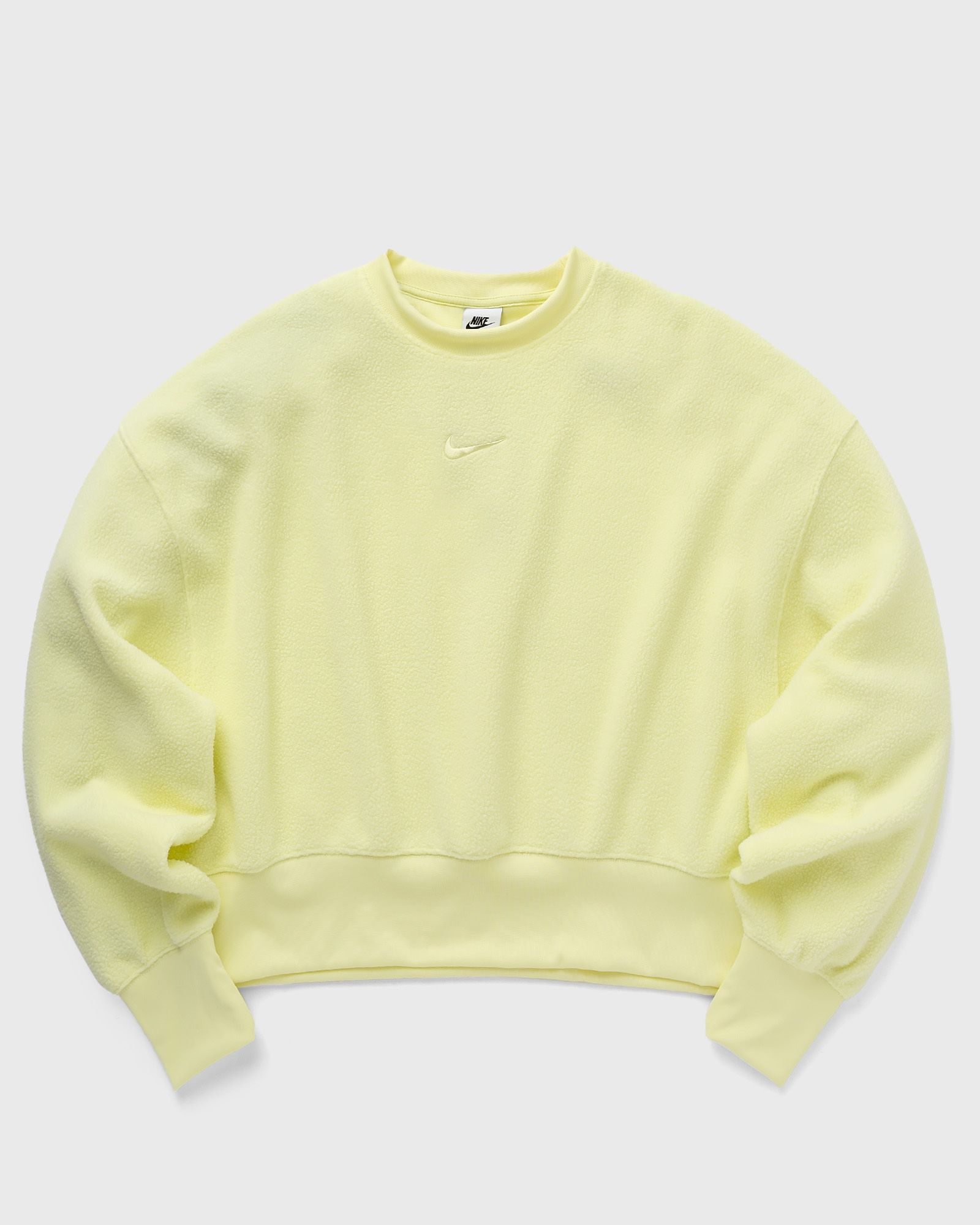 Nike Sportswear Plush Women's Mod Crop Crew-Neck Sweatshirt women Sweatshirts yellow in Größe:L von Nike