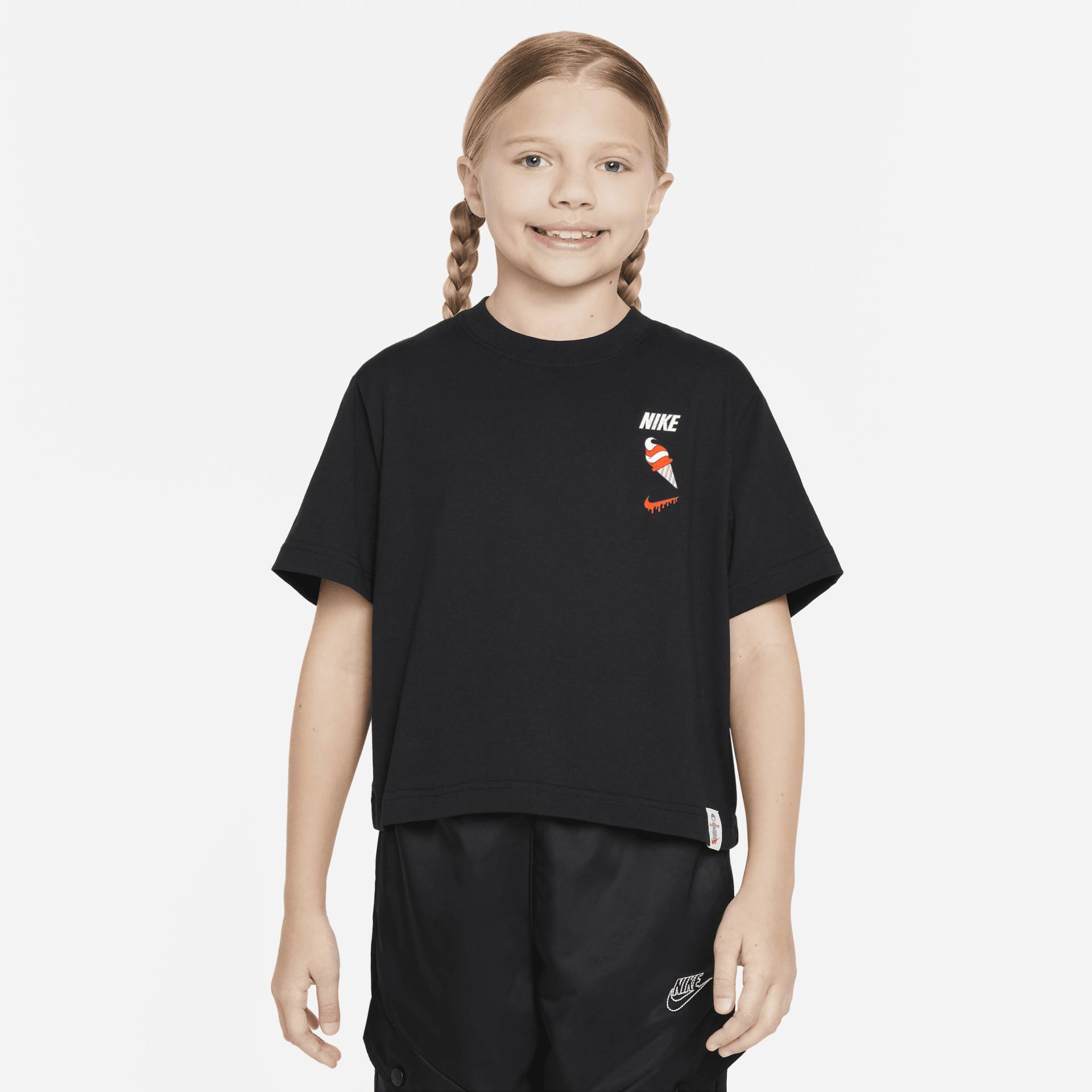 Nike Sportswear T-Shirt für ältere Kinder (Mädchen) - Schwarz von Nike