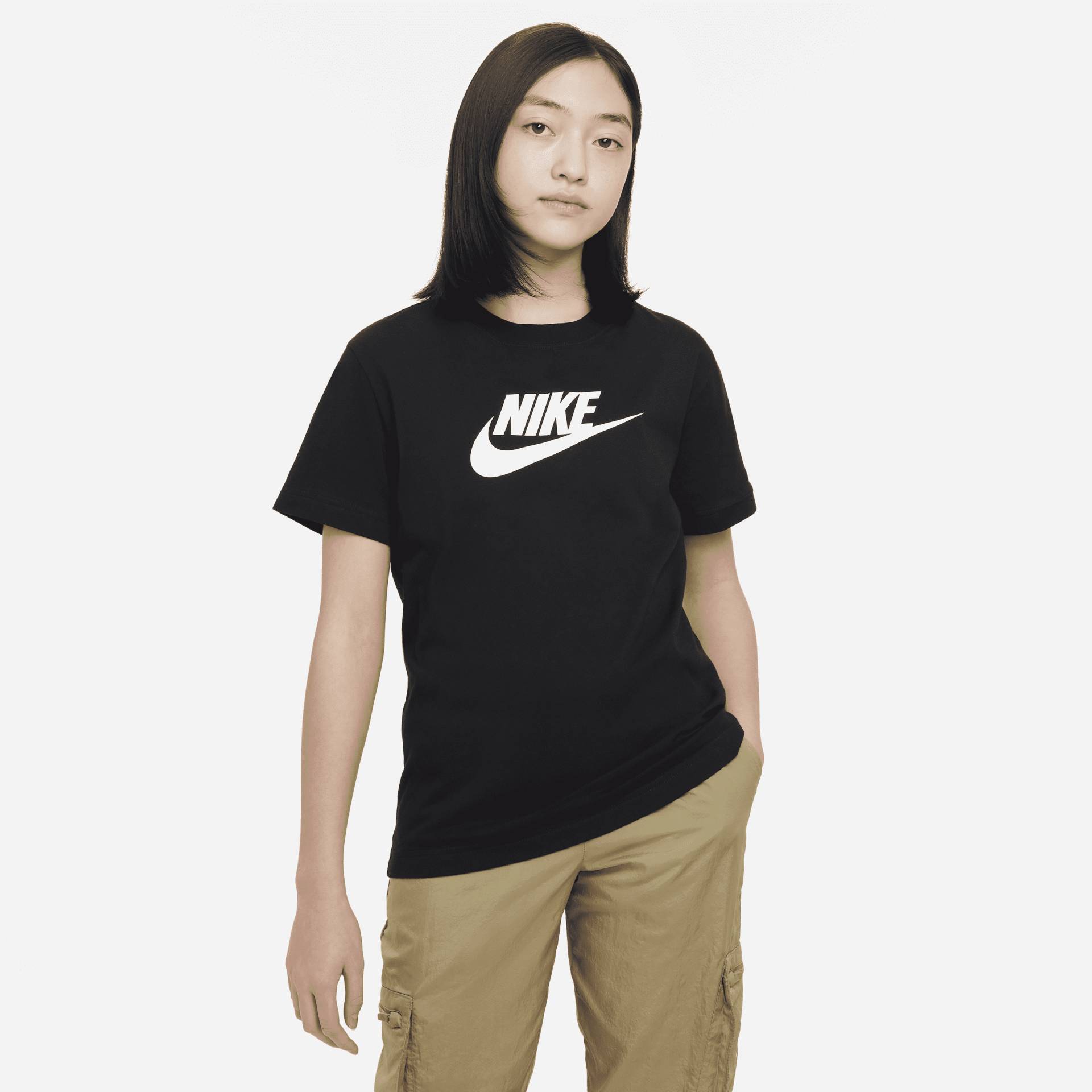 Nike Sportswear T-Shirt für ältere Kinder (Mädchen) - Schwarz von Nike