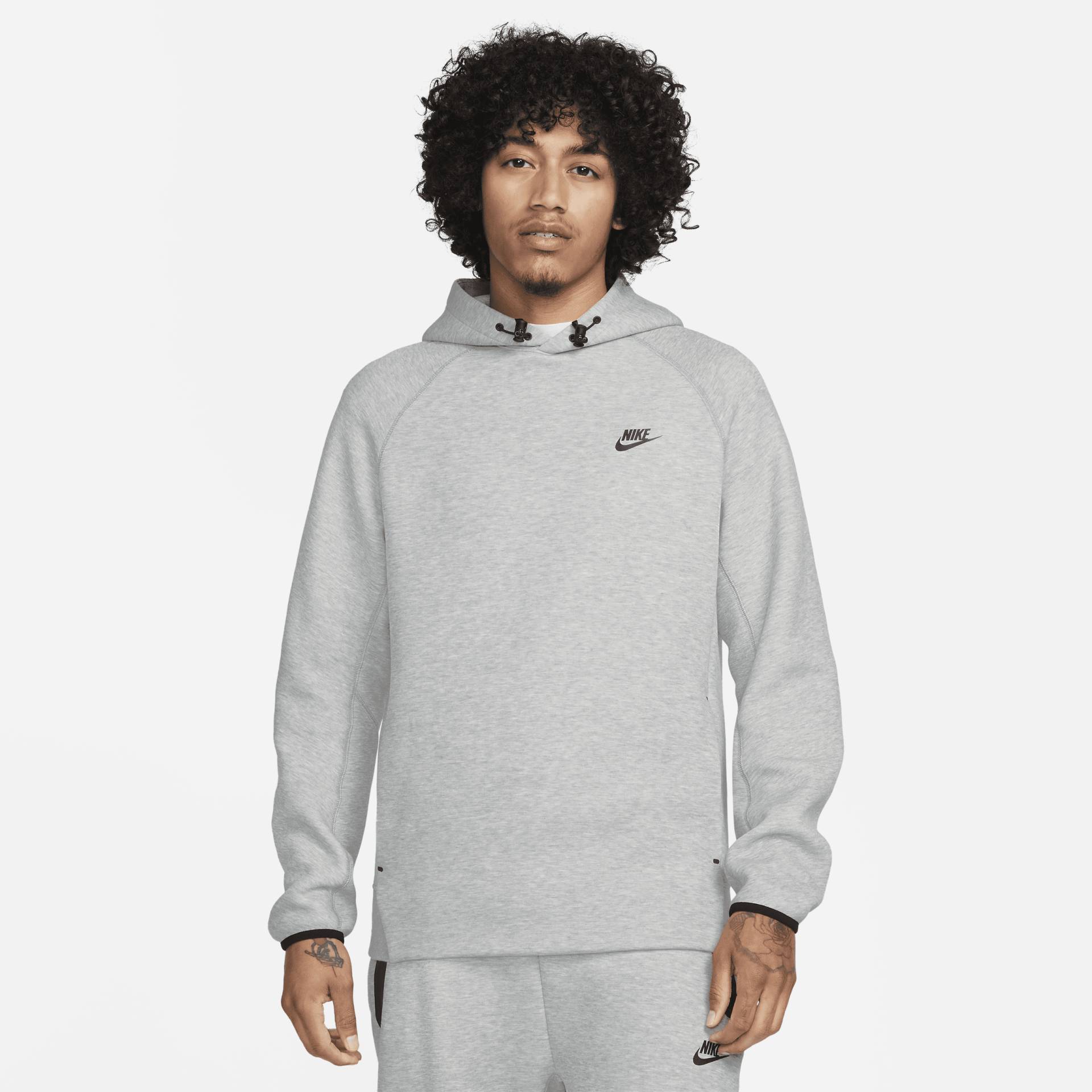 Nike Sportswear Tech Fleece Pullover-Hoodie für Herren - Grau von Nike