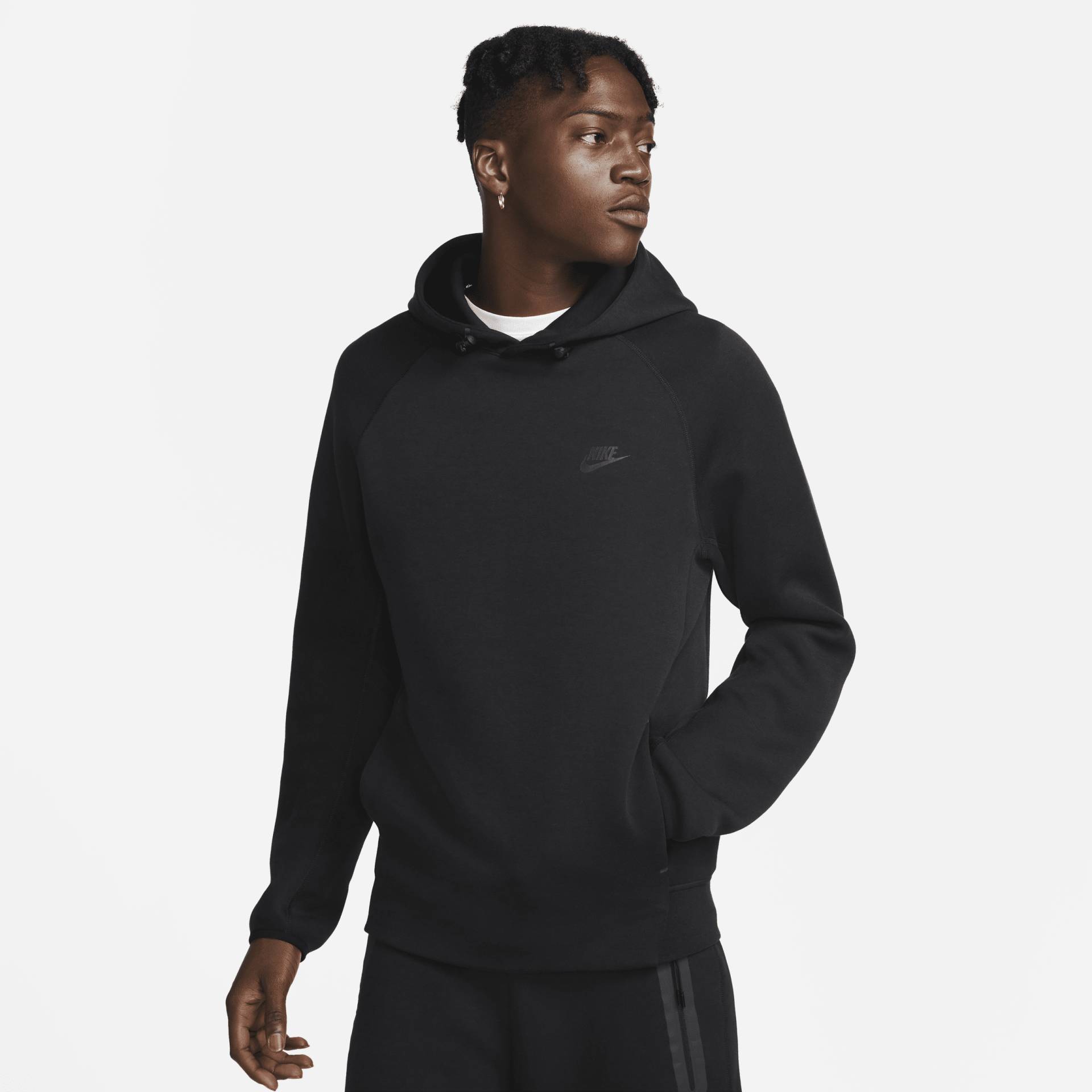Nike Sportswear Tech Fleece Pullover-Hoodie für Herren - Schwarz von Nike