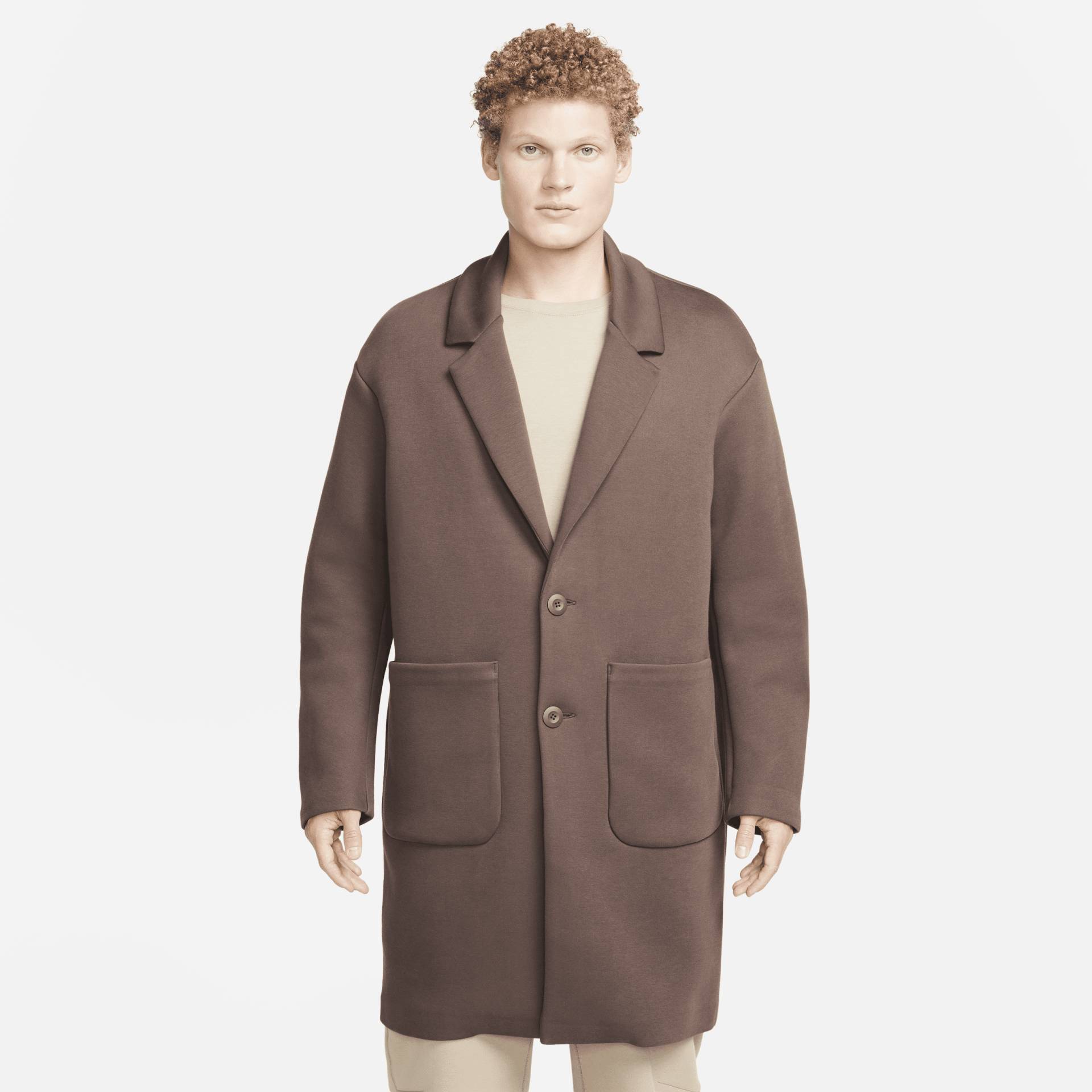 Nike Sportswear Tech Fleece Reimagined Trenchcoat in lockerer Passform für Herren - Braun von Nike