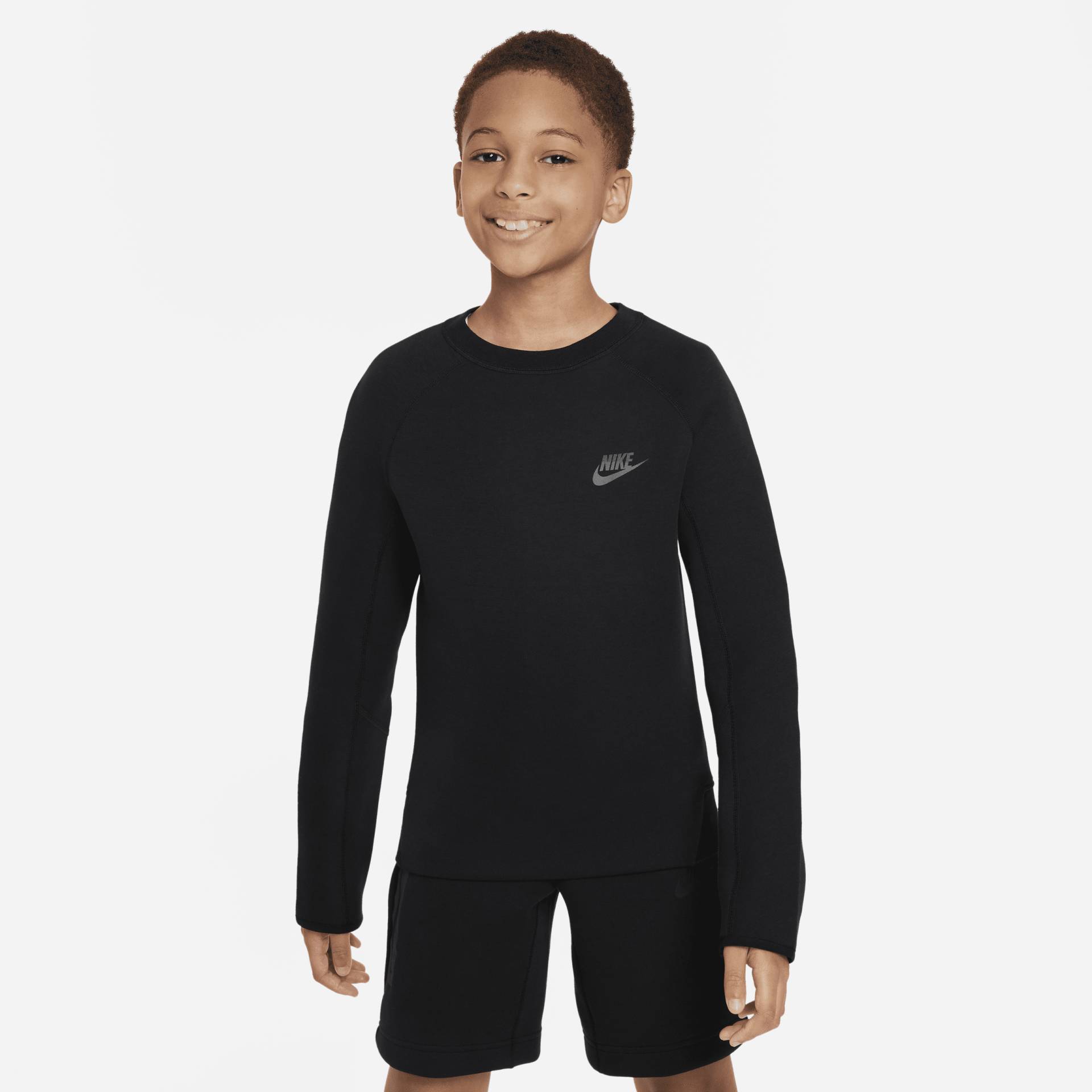 Nike Sportswear Tech Fleece Sweatshirt für ältere Kinder (Jungen) - Schwarz von Nike