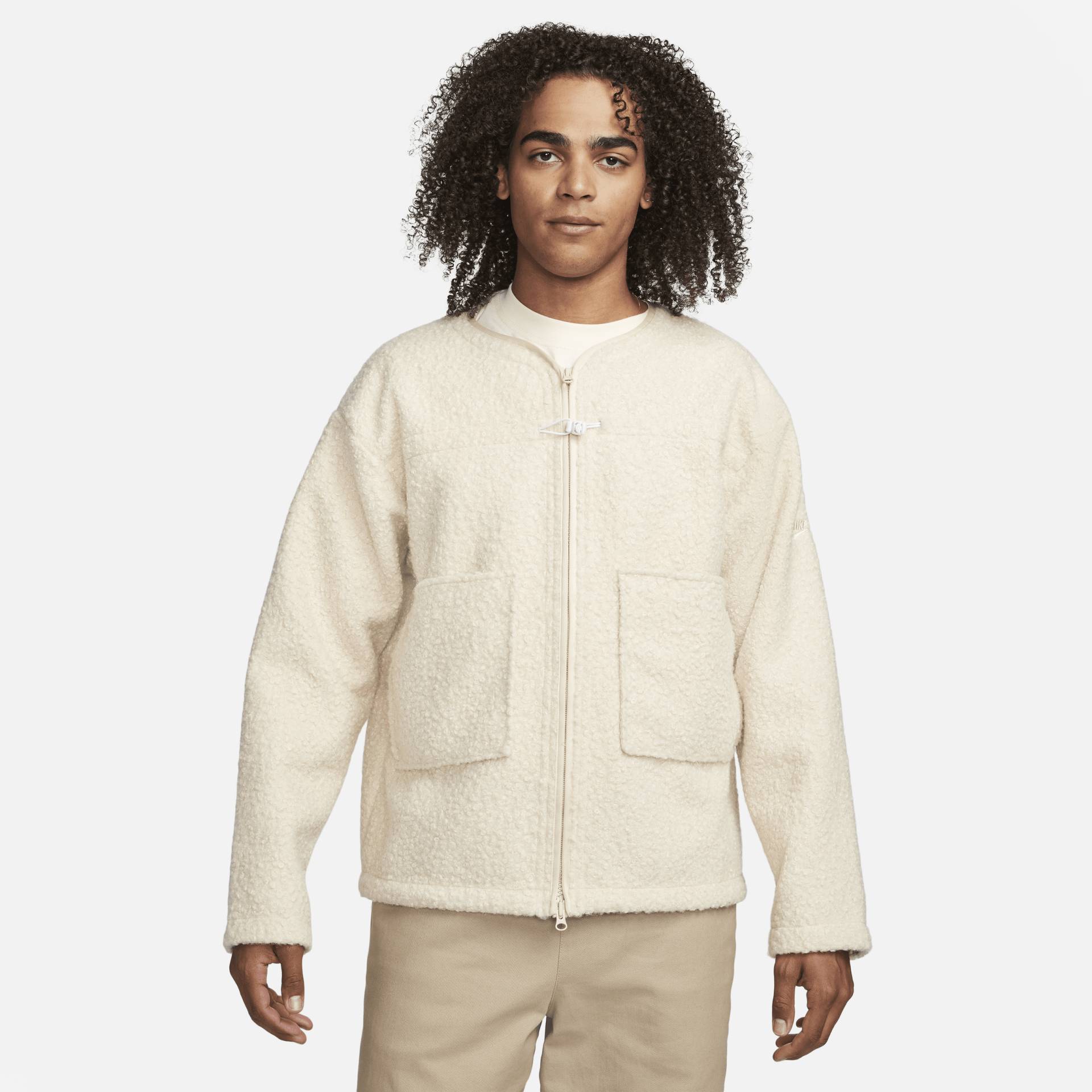Nike Sportswear Tech Pack Jacke aus hochflorigem Fleece für Herren - Braun von Nike