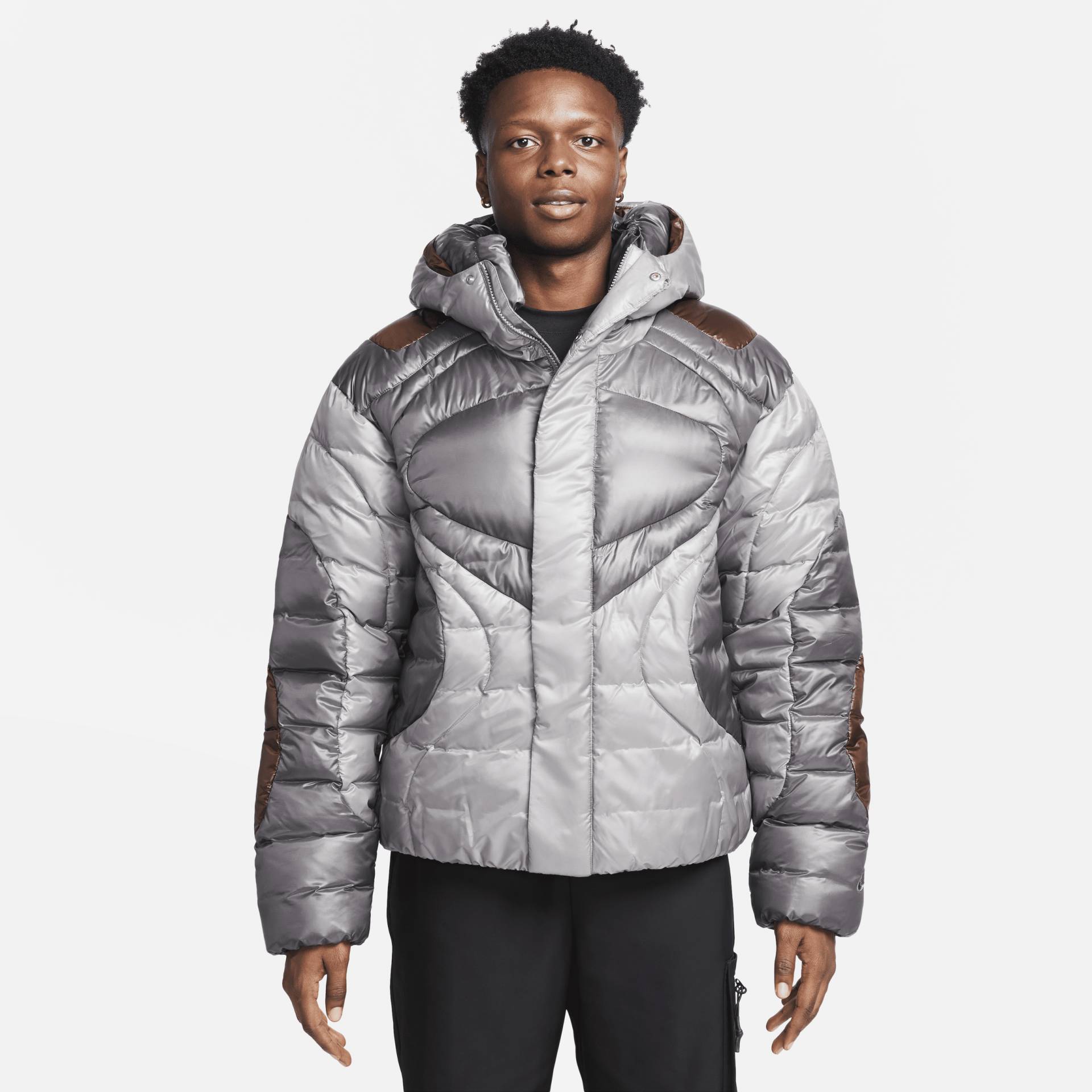 Nike Sportswear Tech Pack wasserabweisende, extragroße Thermo-FIT ADV Jacke mit Kapuze für Herren - Grau von Nike