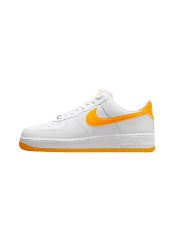 Nike Sportswear - Turnschuhe AIR Force 1 '07 aus synthetisch, weiß-Gold-weiß (10) von Nike