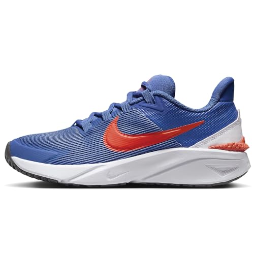 Nike Star Runner 4 Nn (Gs) Sneaker, Astronomy Blue/Team Orange-WHI, 39 EU von Nike
