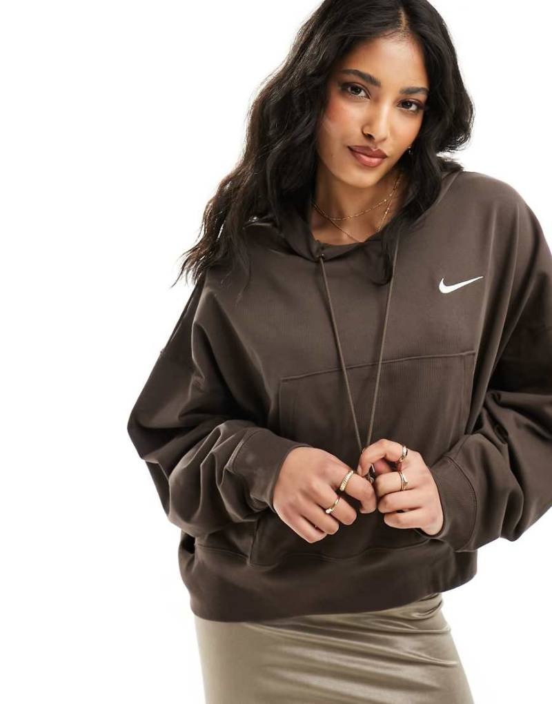 Nike - Statement - Oversize-Kapuzenpullover aus Jersey in Barockbraun Nike - Statement - Oversize-Kapuzenpullover aus Jersey in Barockbraun von Nike