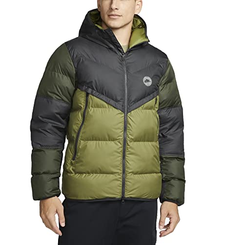 Nike Storm Fit Windrunner Jacket Winterjacke (M, anthracite/green) von Nike