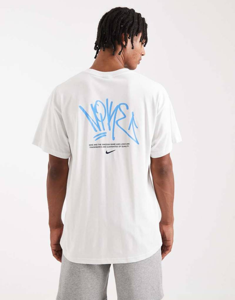 Nike Street - T-Shirt mit Grafik in Weiß von Nike