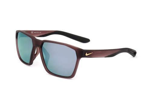 Nike Sun Unisex Maverick S Sonnenbrille, Matte Smokey Mauve/Course Tint with Milky Blue Mirror Lens, Einheitsgröße von Nike