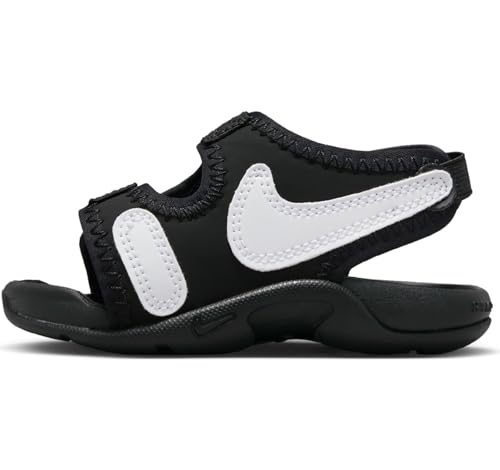 NIKE Sunray Adjust 6 Sneaker, Schwarz-Weiss, 18.5 EU von Nike