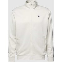 Nike Sweatjacke mit Label-Stitching in Beige, Größe XL von Nike