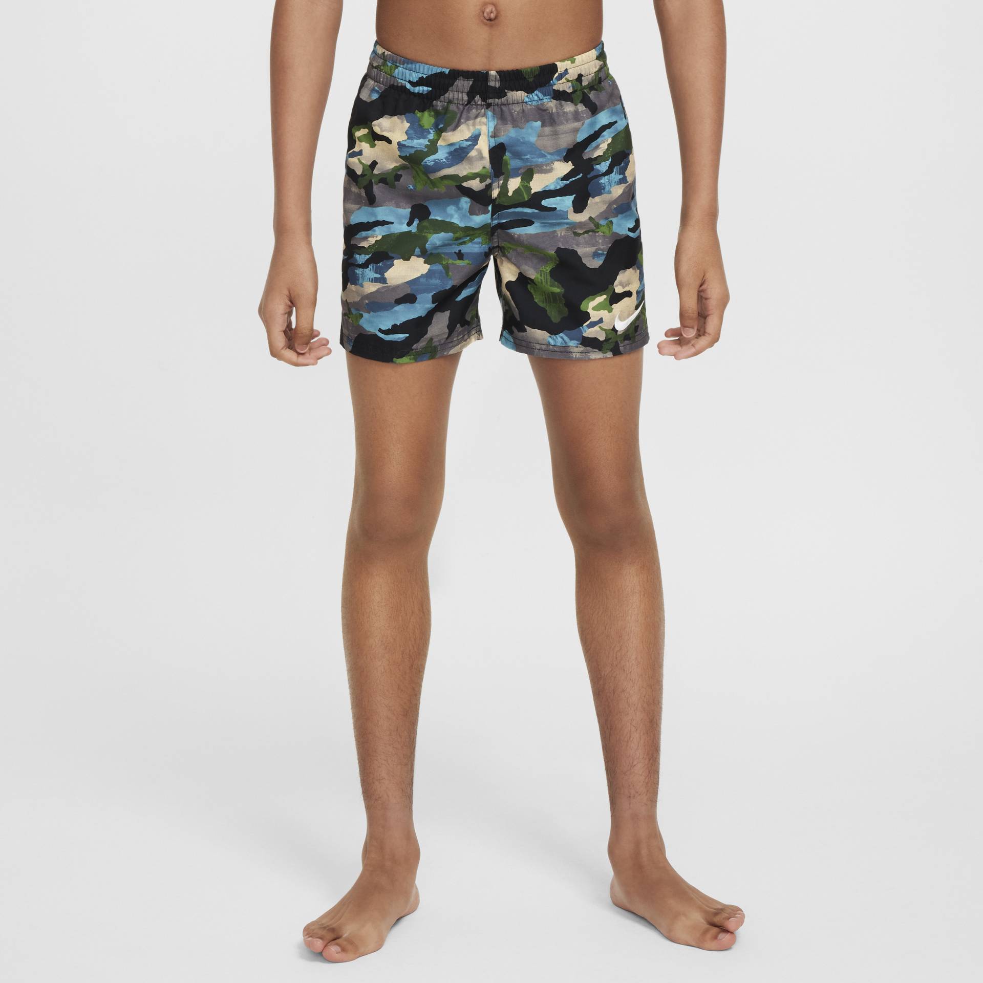 Nike Swim Classic Camo Volley-Schwimmshorts (ca. 10 cm) für ältere Kinder (Jungen) - Schwarz von Nike