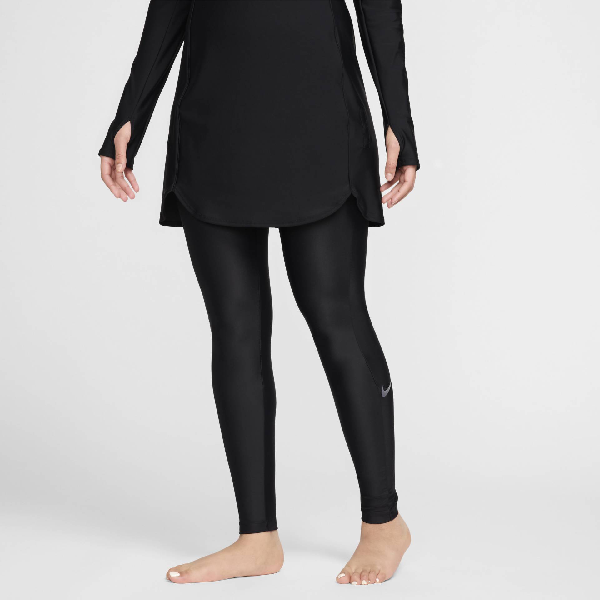 Nike Swim Victory Damen-Leggings mit schmaler Passform - Schwarz von Nike