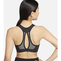 Nike Swoosh Damen Sport-BHs/Sportwesten - Schwarz - Größe XS A-C - Baumwollgewebe von Nike