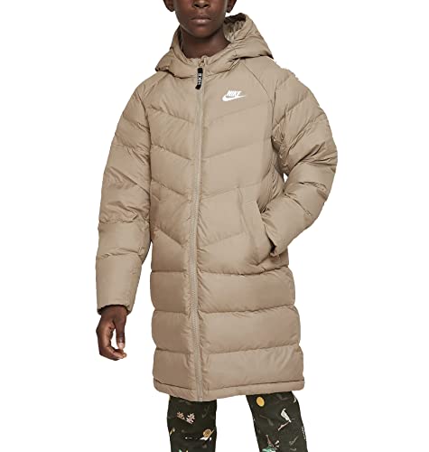 Nike Synfill HD KIDS Parka Mantel (M, khaki/white) von Nike