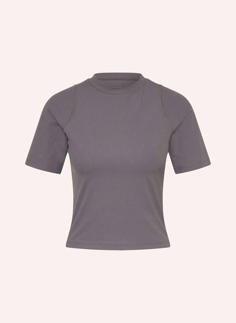 Nike T-Shirt Zenvy Rib grau von Nike