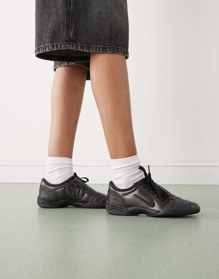 Nike - T90 - Metallic-Sneaker in Schwarz von Nike