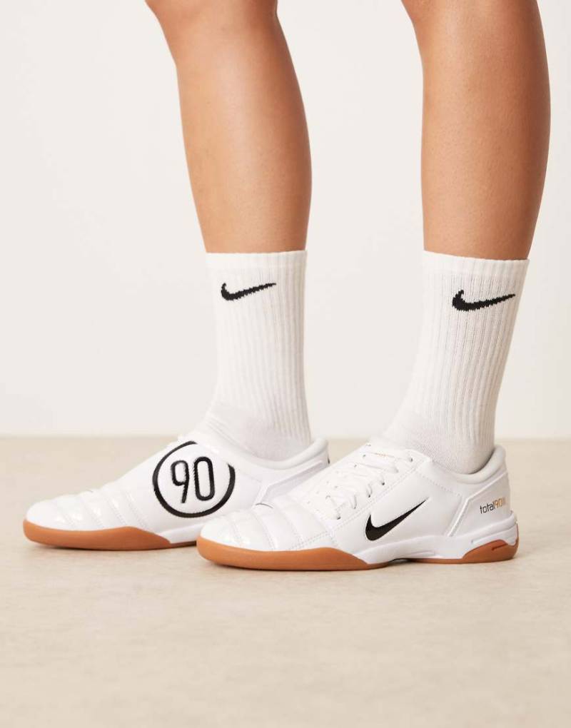 Nike - T90 - Unisex-Sneaker in Weiß mit Gummisohle von Nike