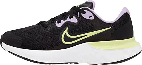 Nike Team Hustle D 10 Gymnastikschuh, Black Lt Lemon Twist Lilac White, 37.5 EU von Nike