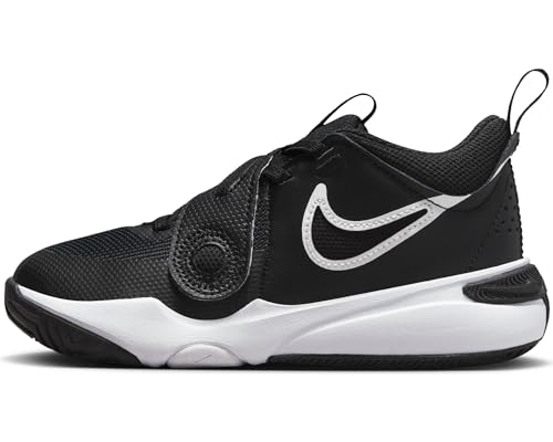 Nike Team Hustle D 11 Sneaker, Black White, 33.5 EU von Nike