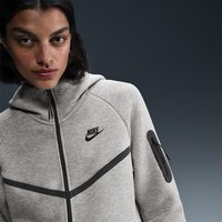 Nike Tech Fleece Damen Kapuzenpullover - Grau - Größe XL - Baumwoll-Jersey von Nike