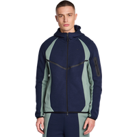 Nike Tech Fleece Herren Kapuzenpullover - Blau - Größe L - Poly Fleece von Nike