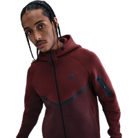 Nike Tech Fleece Herren Kapuzenpullover - Rot - Größe S von Nike