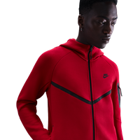 Nike Tech Fleece Herren Kapuzenpullover - Rot - Größe S von Nike