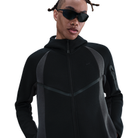 Nike Tech Fleece Herren Kapuzenpullover - Schwarz - Größe XXL - Poly Fleece von Nike